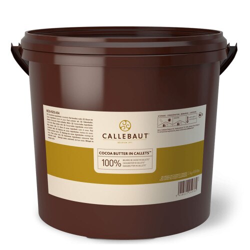 Callebaut Deodorised Cocoa Butter Callets - 3kg Bucket_0